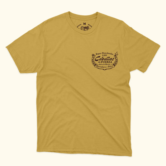 Playera vintage caballos de fuerza