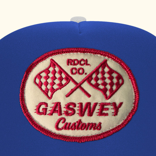 Gorra trucker azul Gaswey customs