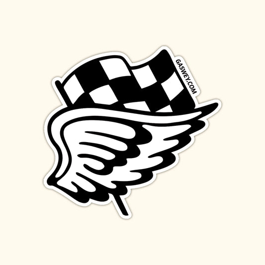 Sticker Ala racing flag