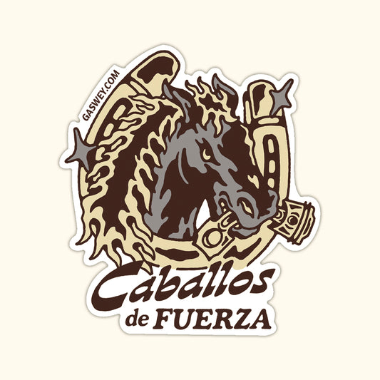 Sticker Caballos de fuerza