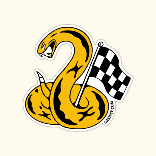Sticker snake racing