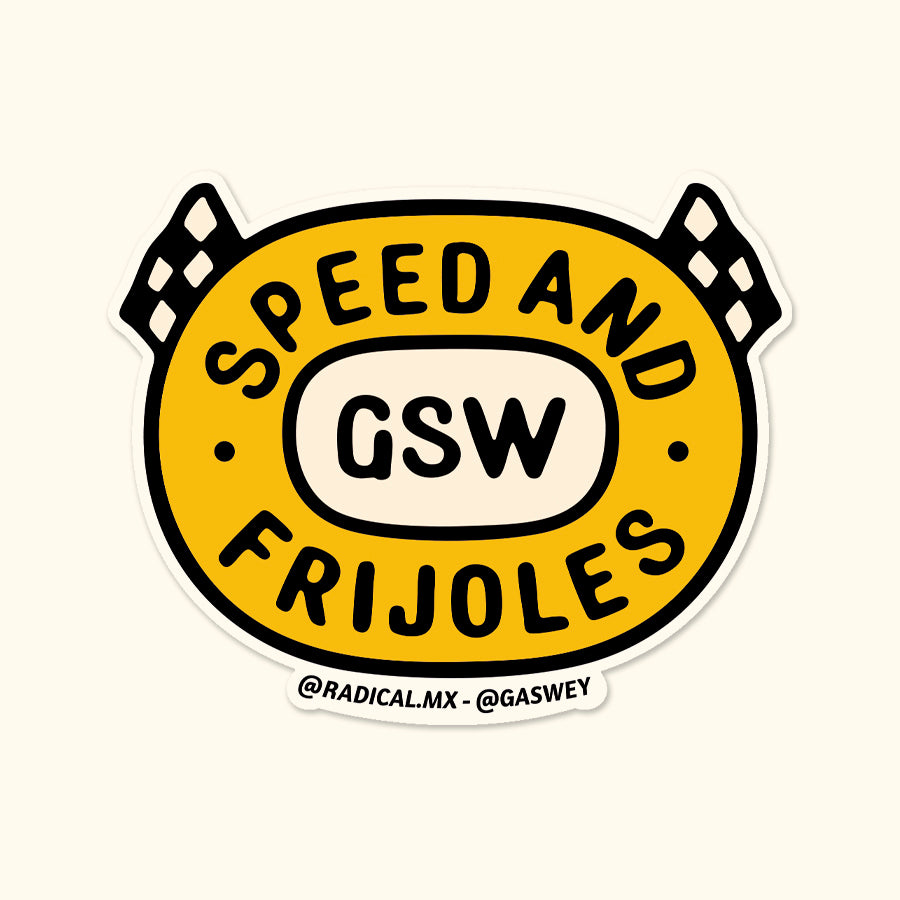 Sticker Speed and Frijoles