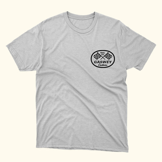 Playera gris jaspe Gaswey customs