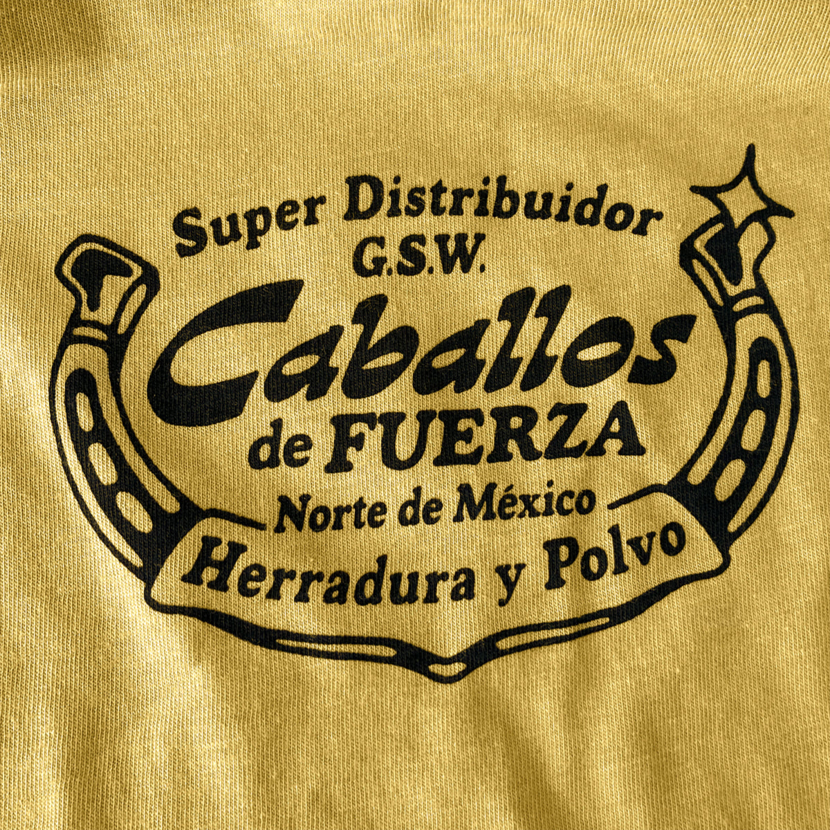 Playera vintage caballos de fuerza