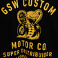 Playera negra Heavy cotton Gaswey Motor Co.