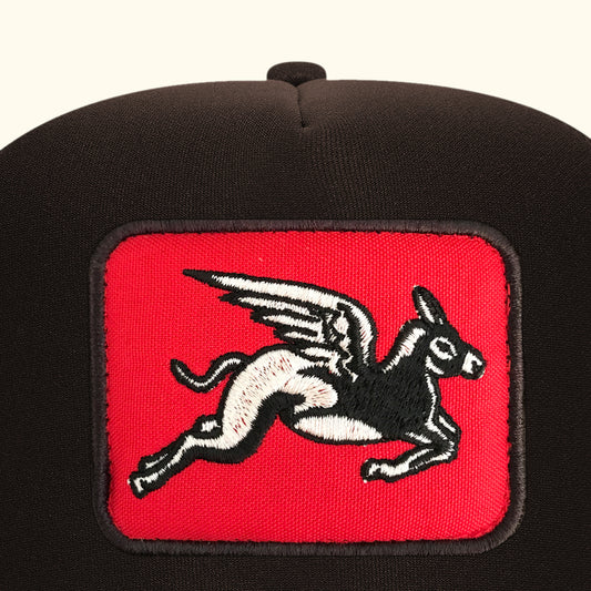 Gorra trucker burro alado