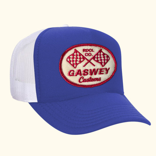 Gorra trucker azul Gaswey customs