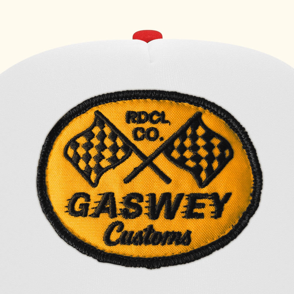 Gorra trucker roja gaswey customs