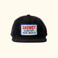 Gorra Snapback de pana negra Gaswey custom