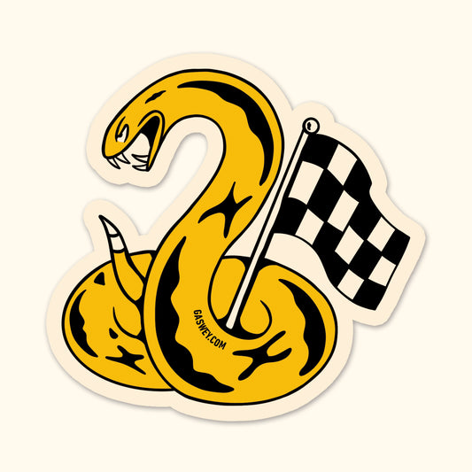 Sticker anake racing