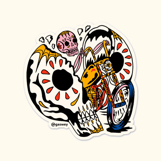 Sticker Calavera de Azucar