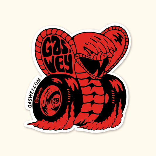 Sticker gaswey logo rojo
