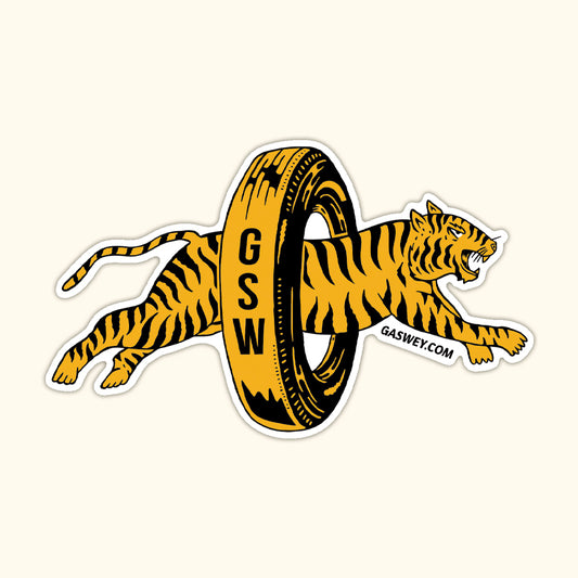 Sticker súper tigre